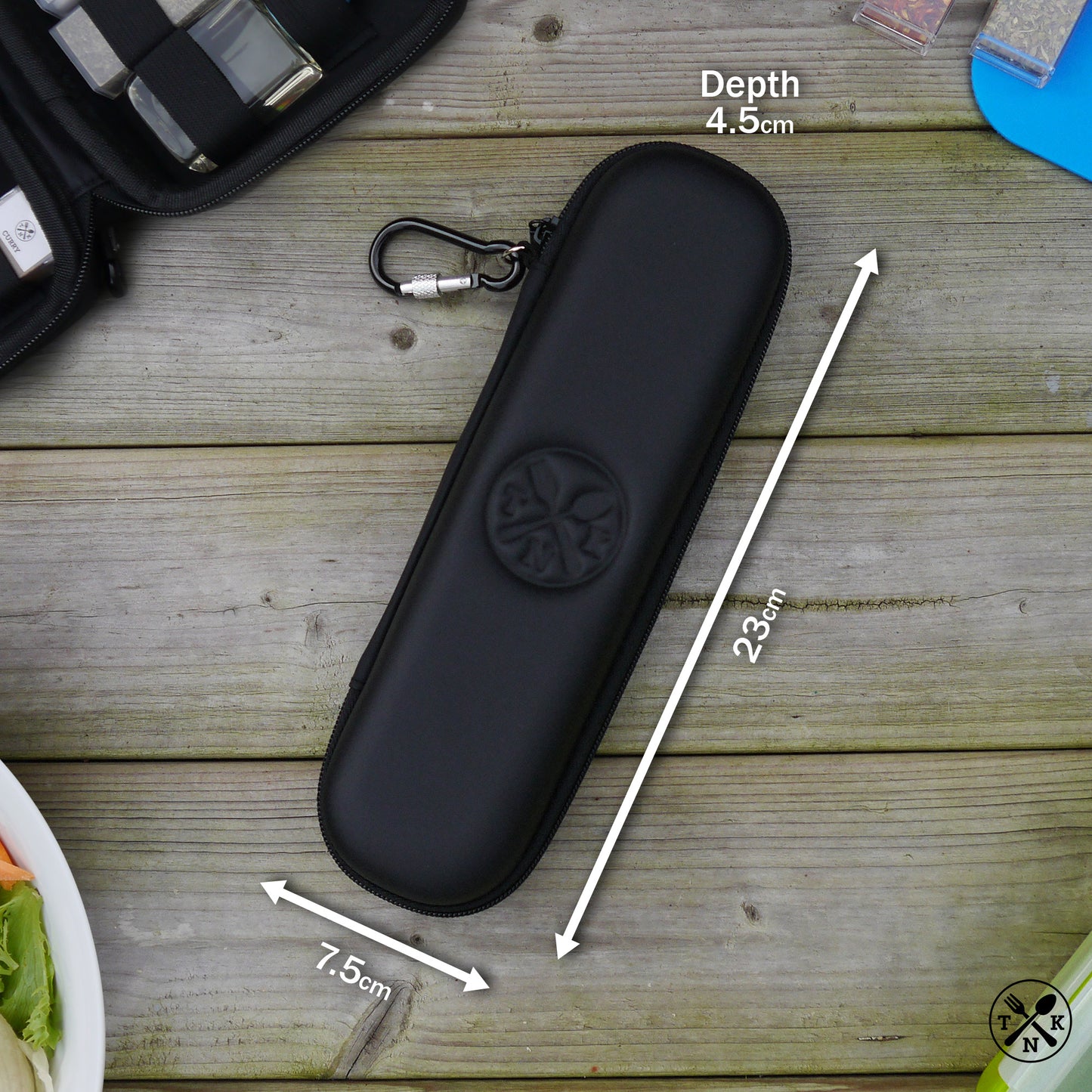 Nomad’s Pocket Kitchen – Compact Cutlery & Condiment Kit