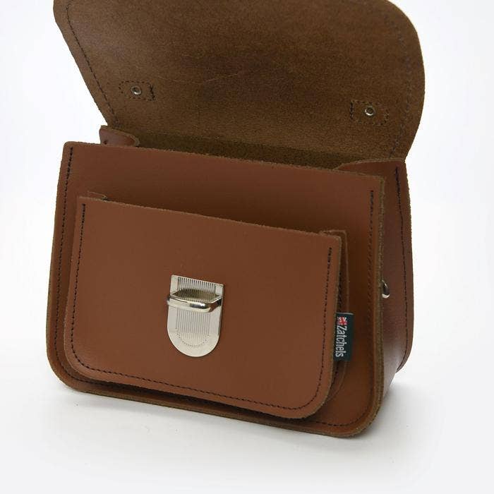 Zatchels - Luna Handmade Leather Bag in Chestnut