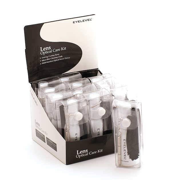 Eyelevel Optical Care Kit – Glasses & Sunglasses Cleaning & Repair Set | Lens Spray + Cloth + Mini Screwdriver