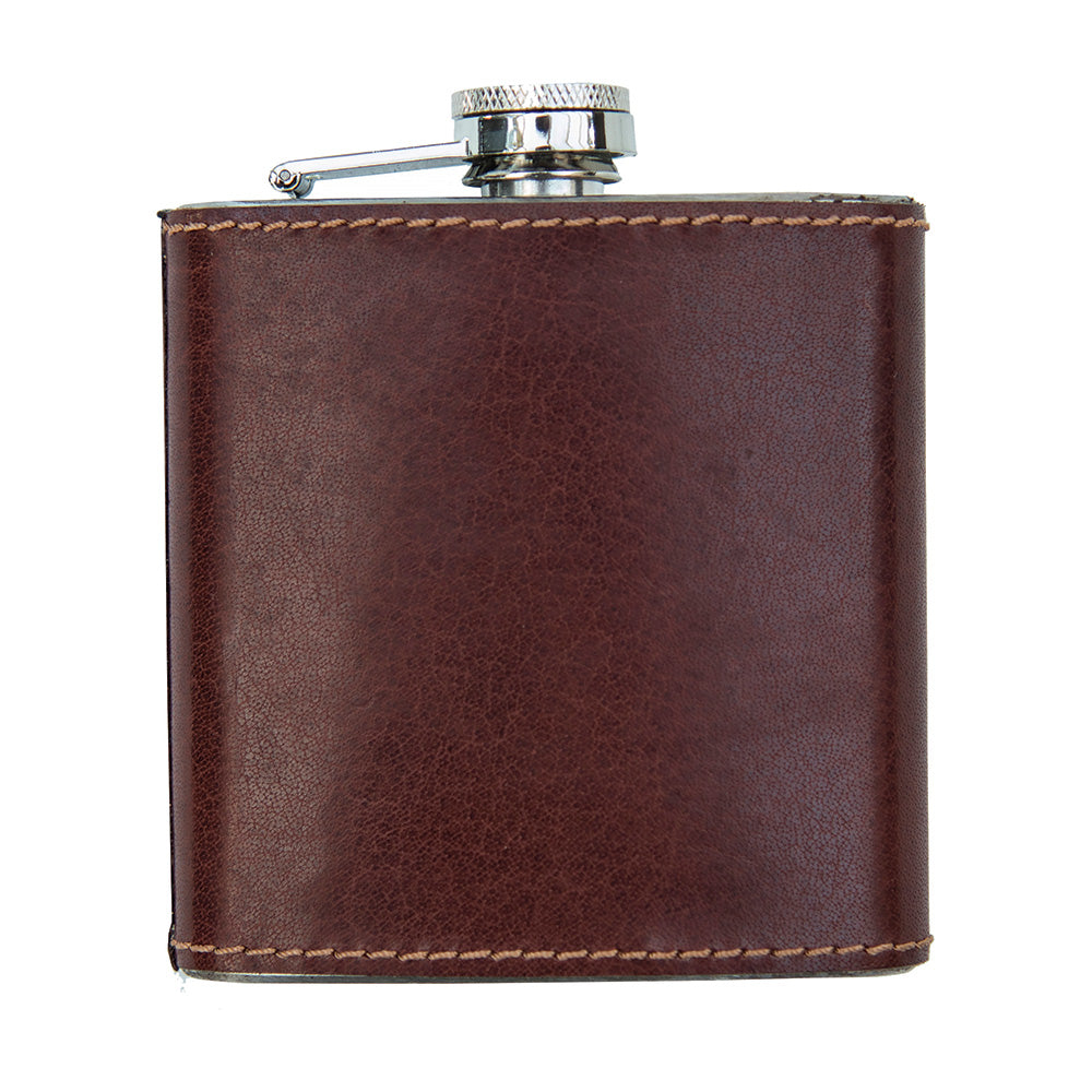 Primehide 6oz Genuine Leather Hip Flask