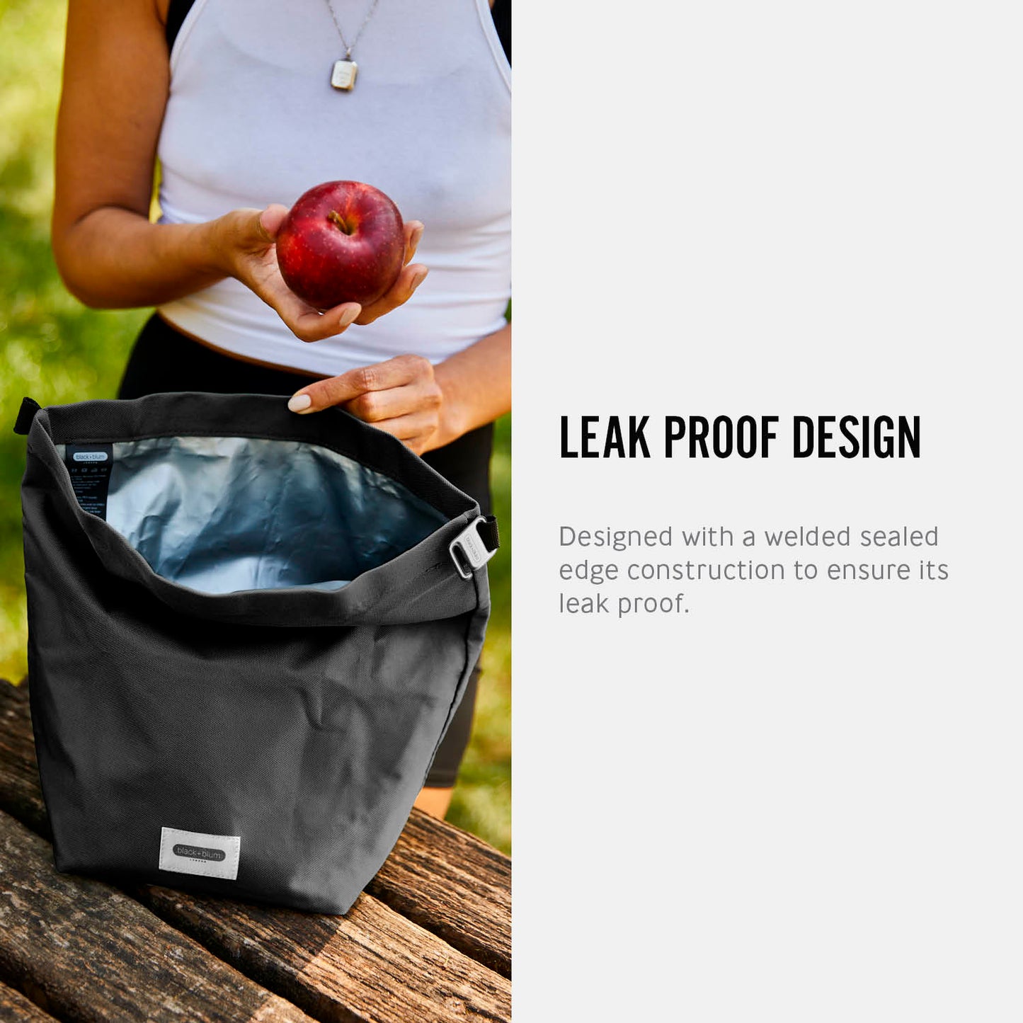 Lunch Bag - Recycled Insulated Lunch Bag 6.7L - Black