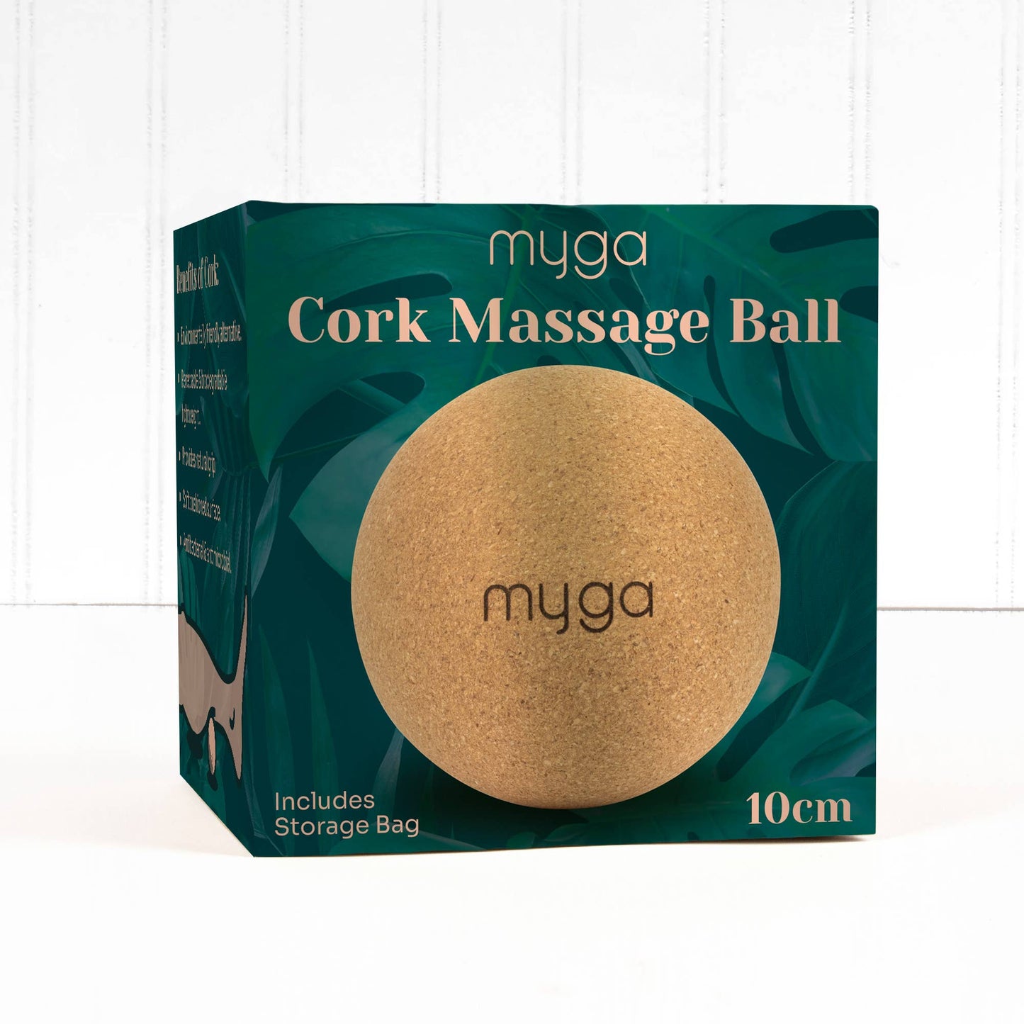 Myga Eco - Cork Massage Balls: 5 cm and 10 cm Sizes