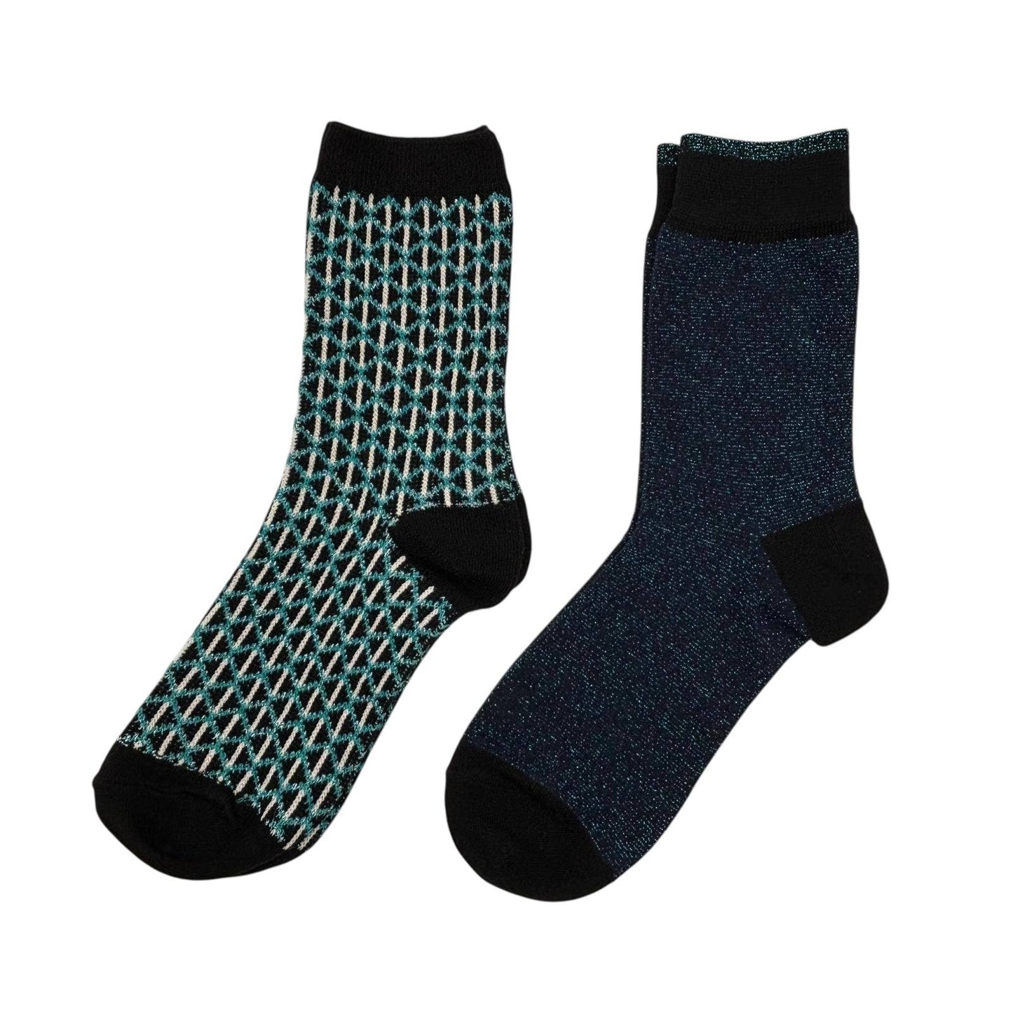 Sixton London - Black Leipzig & Midnight Tokyo Socks Box Duo
