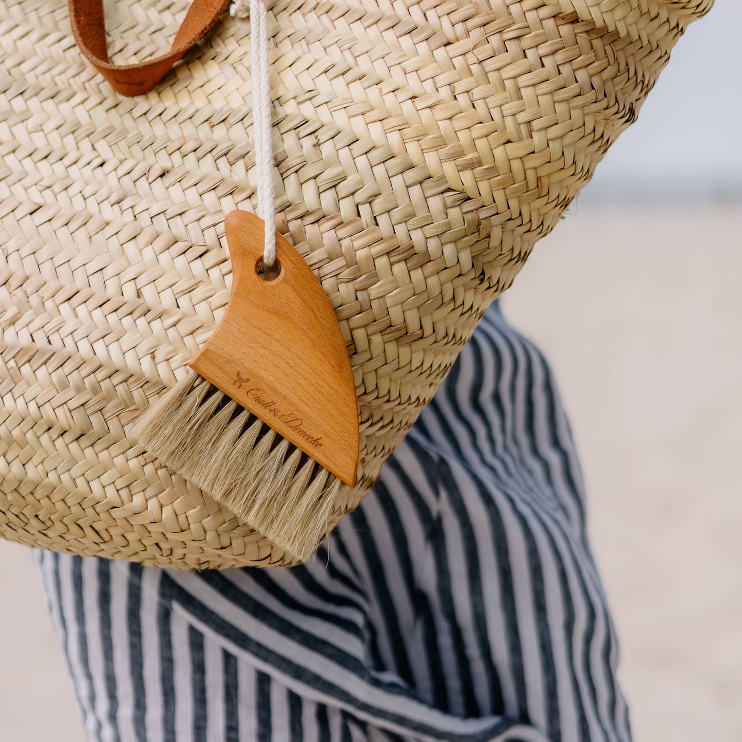 Shark Fin Brush for Sandy Feet by Croll & Denecke Summer Spa Gift  Summer Beach Accessories