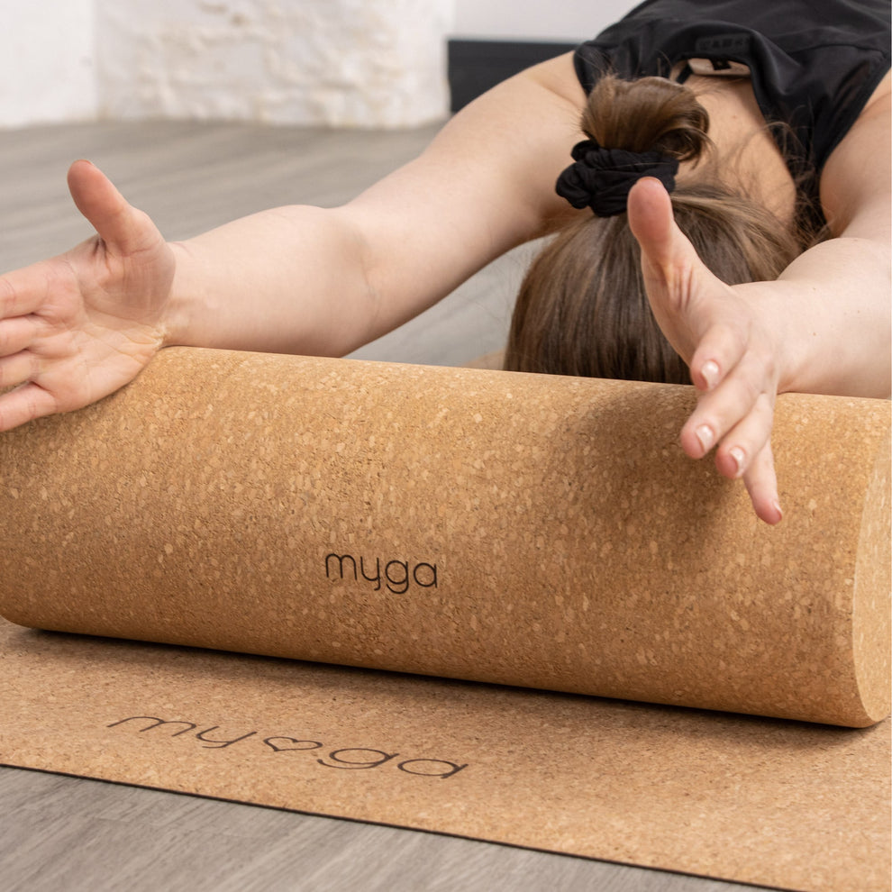 Eco-Friendly Cork Massage Roller – 45cm (Myga Yoga)