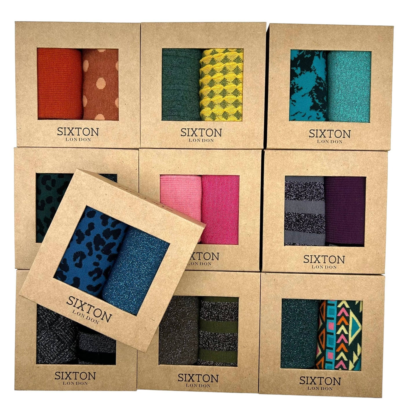 Sixton London Boxed Sock Duo – 2 Pair Gift Set