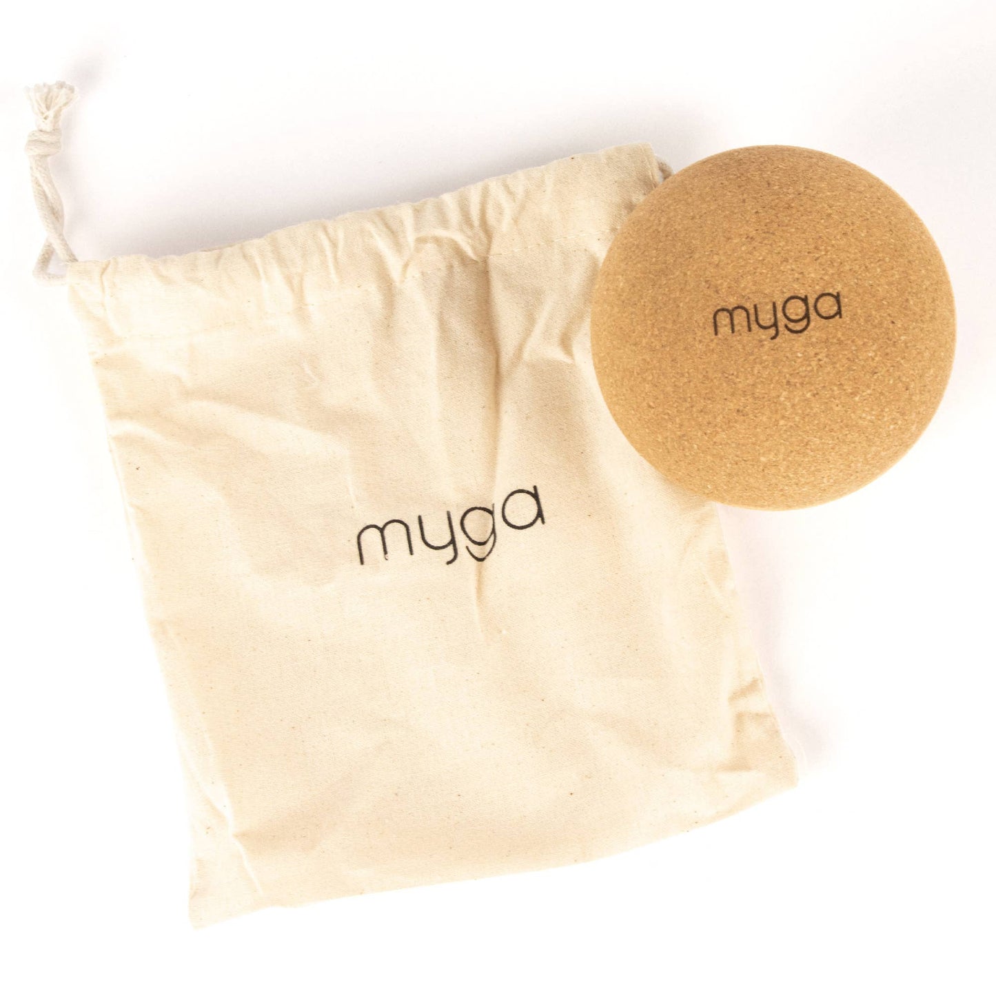 Myga Eco - Cork Massage Balls: 5 cm and 10 cm Sizes