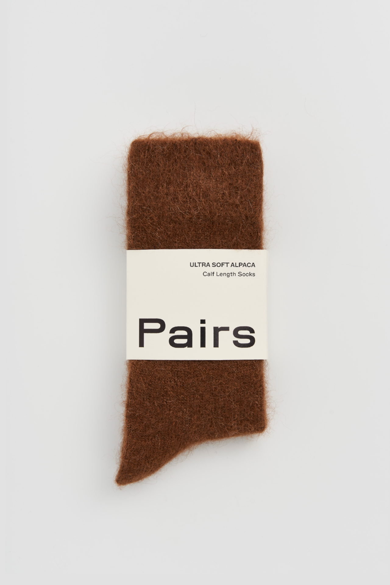 Pairs Ultra Soft Alpaca Socks – Chestnut Brown | UK 4–7