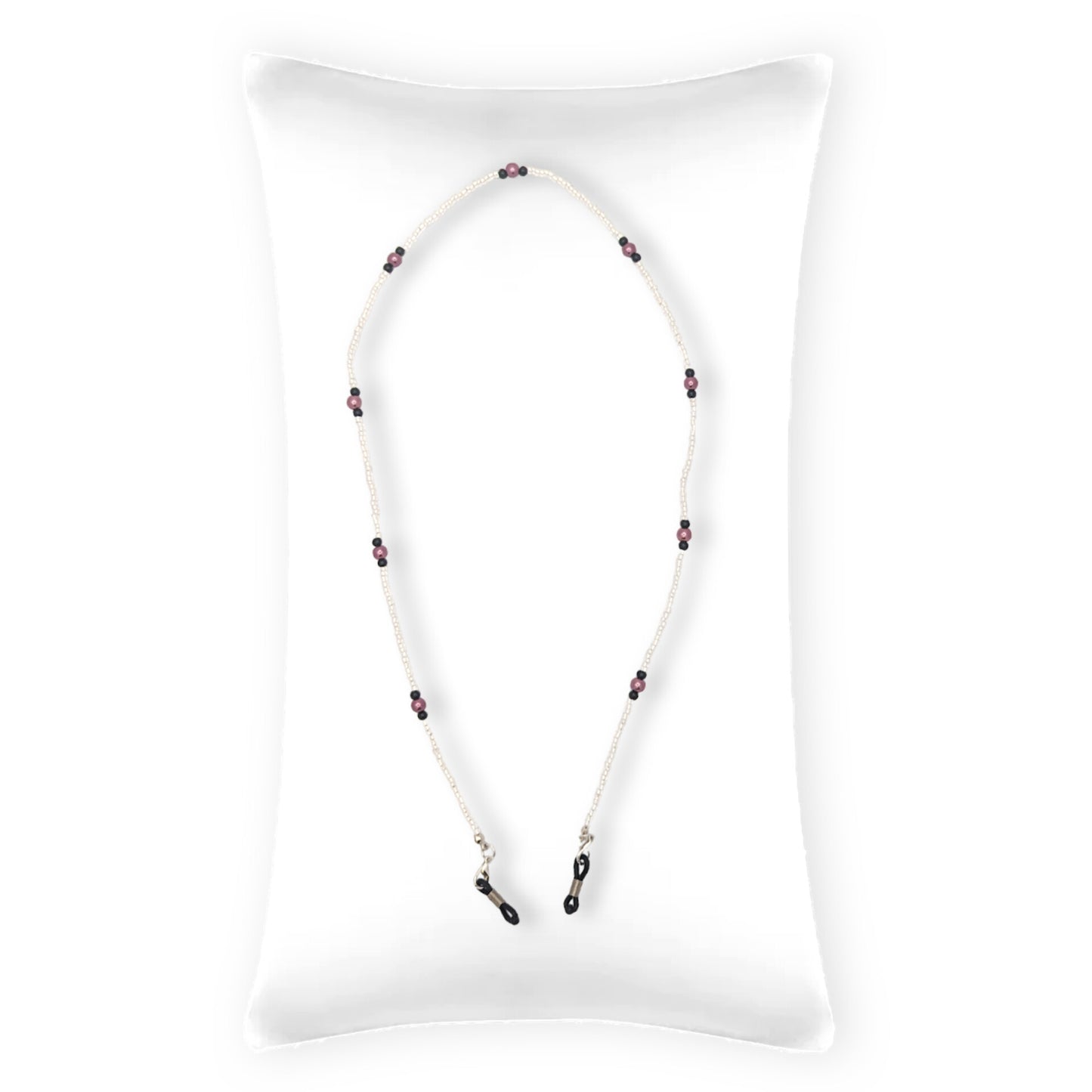 EyeLevel Silver Beaded Glasses Chain Retainer ā 70 cm Universal Fit Eyewear Accessory