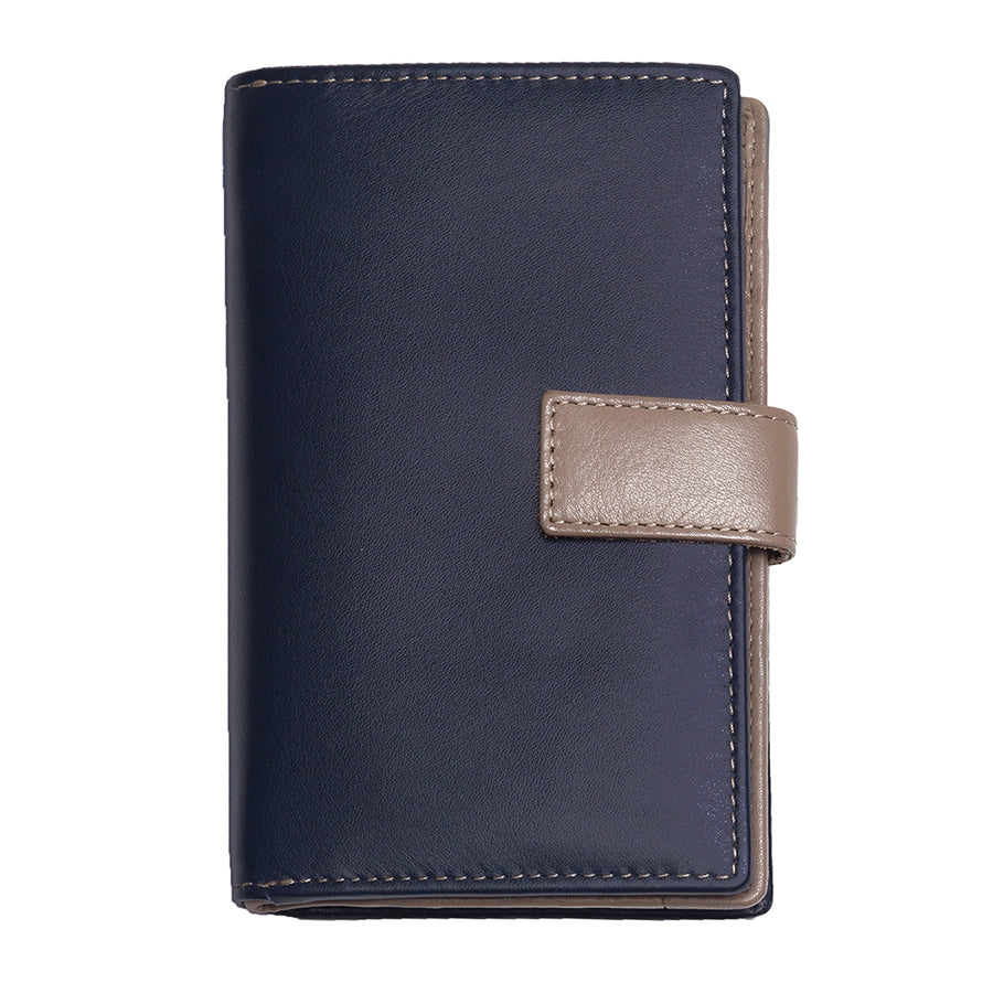 Celino Real Leather Ladies Bifold Tab Purse by Primehide