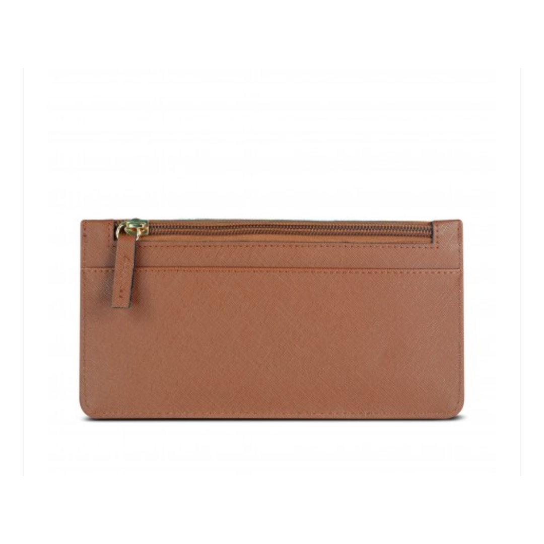 Ladies Slim Card and Cash Wallet by Miss Lulu - Diamond Parrot Accessory Emporium
