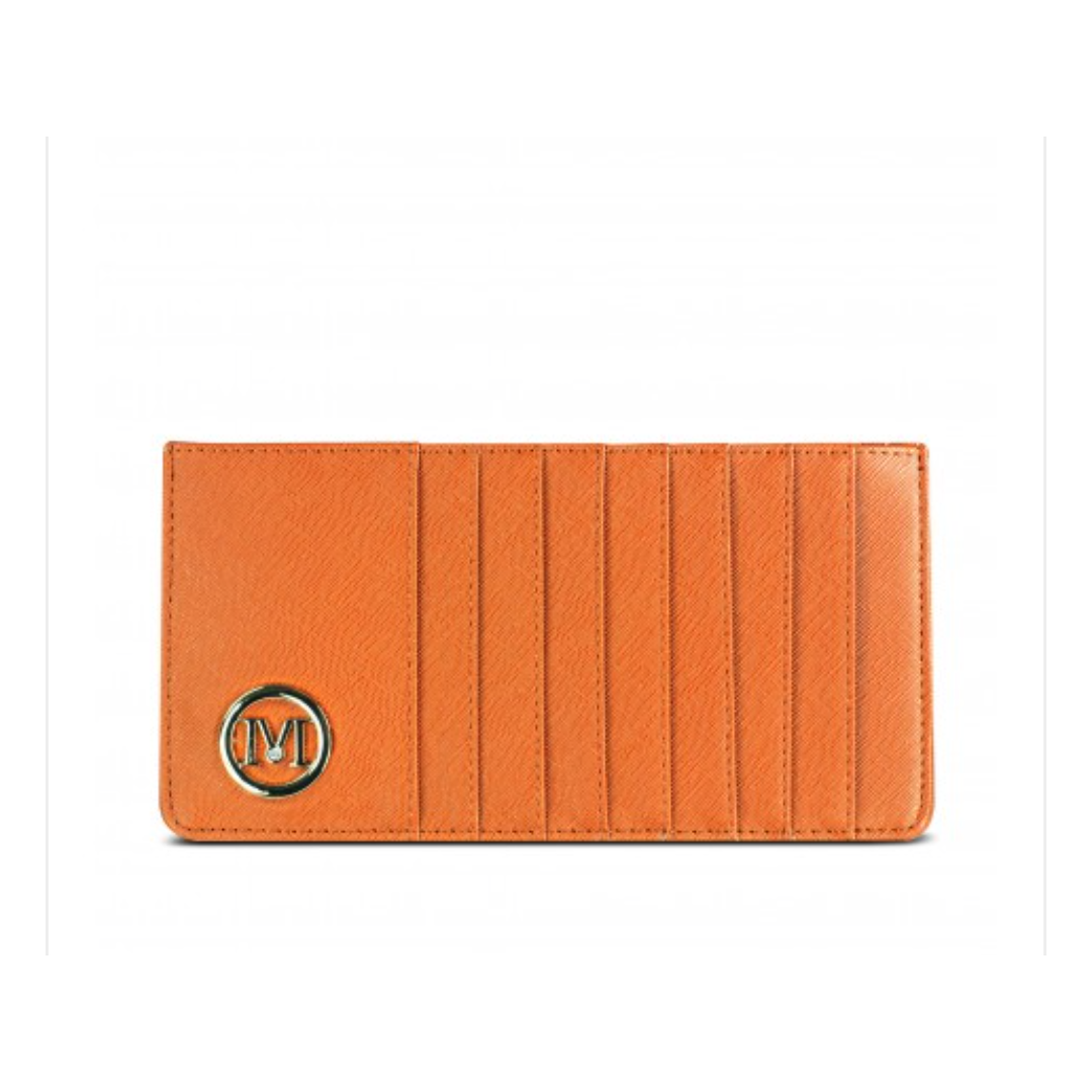 Ladies Slim Card and Cash Wallet by Miss Lulu - Diamond Parrot Accessory Emporium