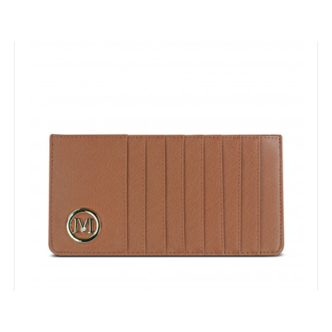 Ladies Slim Card and Cash Wallet by Miss Lulu - Diamond Parrot Accessory Emporium