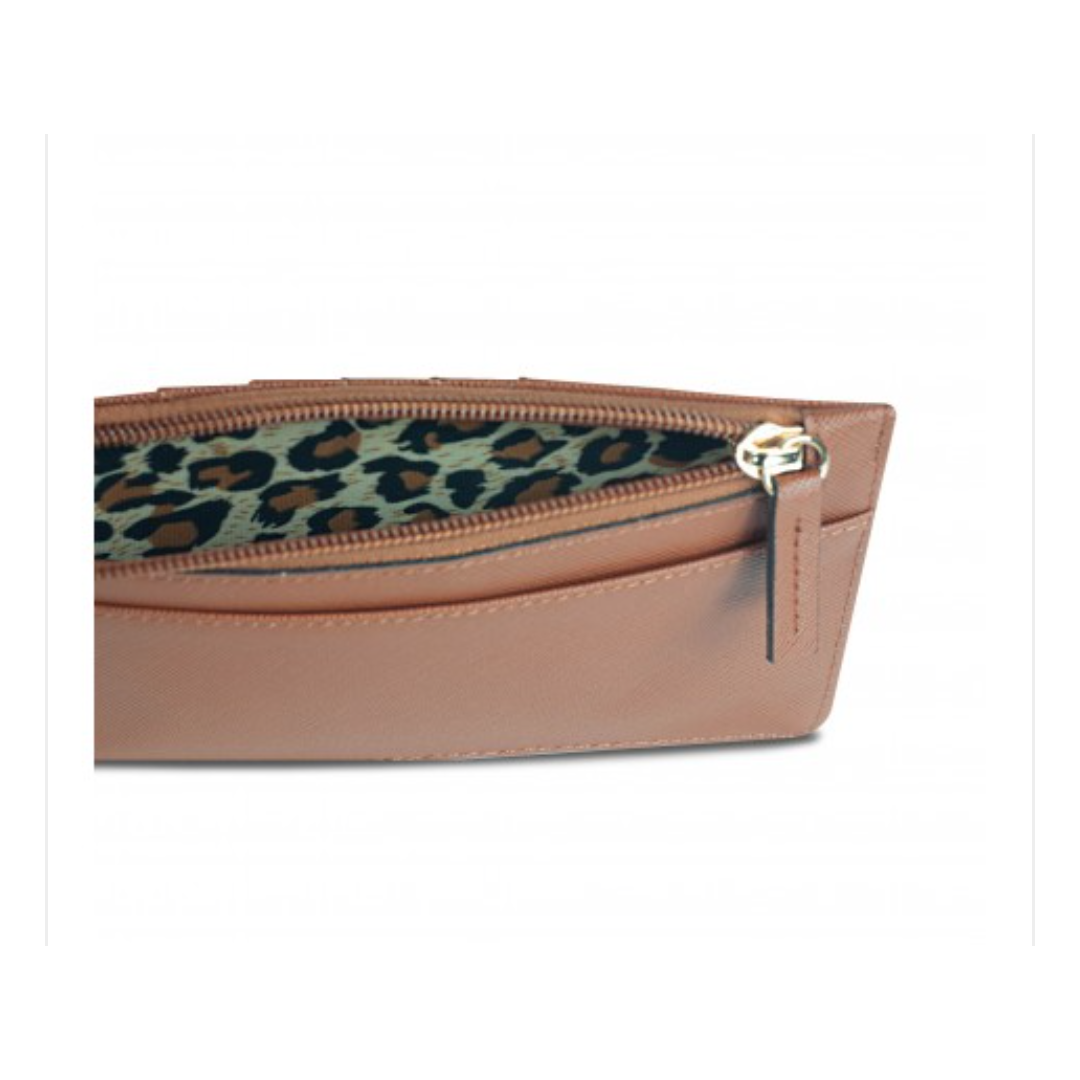 Ladies Slim Card and Cash Wallet by Miss Lulu - Diamond Parrot Accessory Emporium