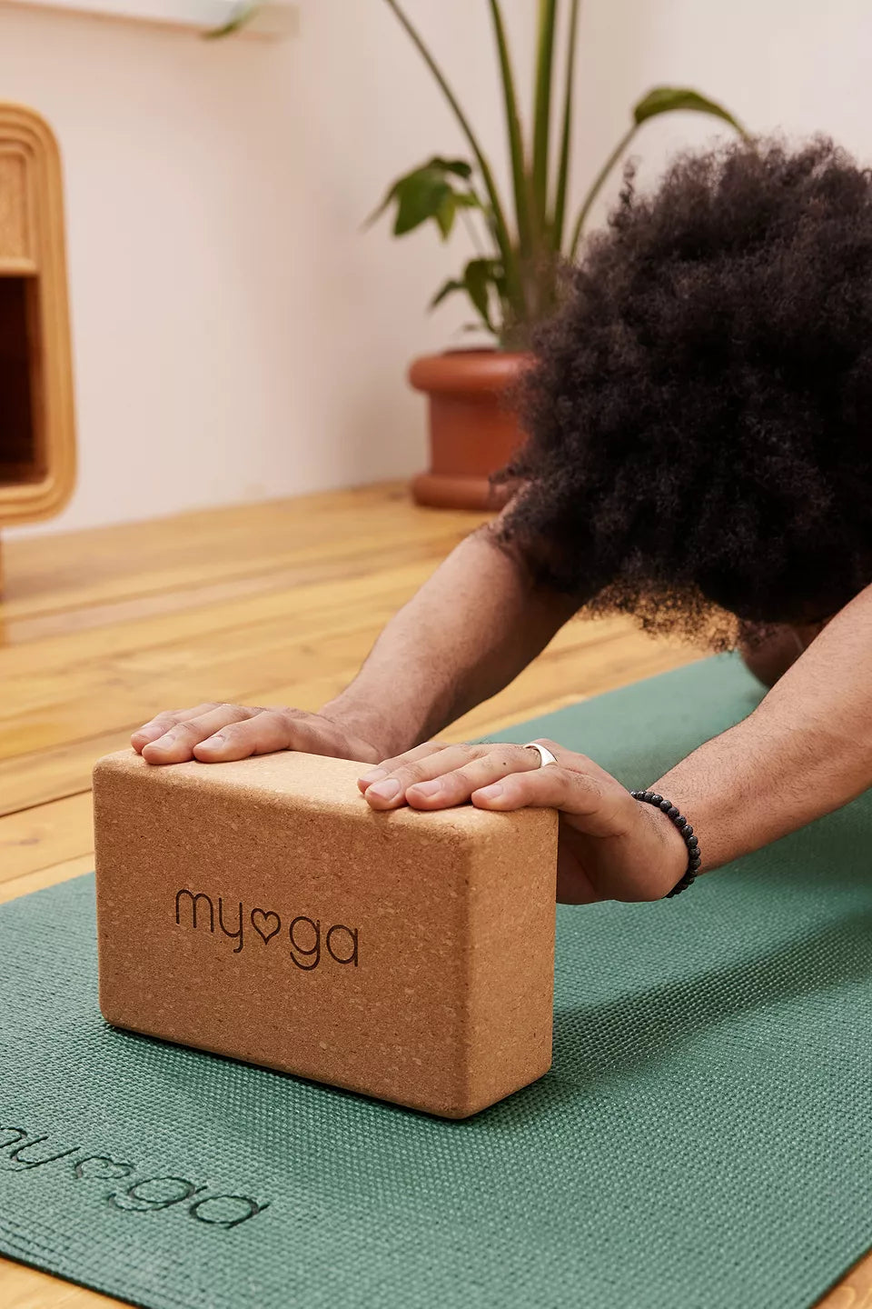 Cork Yoga Block by MYGA YOGA