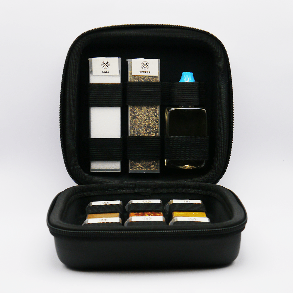 The Nomads Kitchen - Nomads Spice Rack - Portable Herbs and Spices Kit