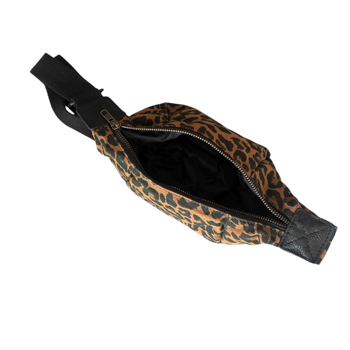 Sixton London - Brixton Cross Body Mini Sling Bag - Brown Leopard Print