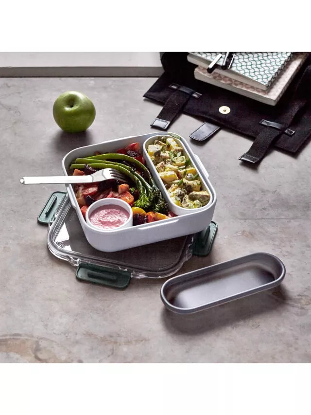 Original Lunch Box - Leak Proof Microwave-Safe Lunch Box with Fork 1L by Black + Blum - Ocean or Olive