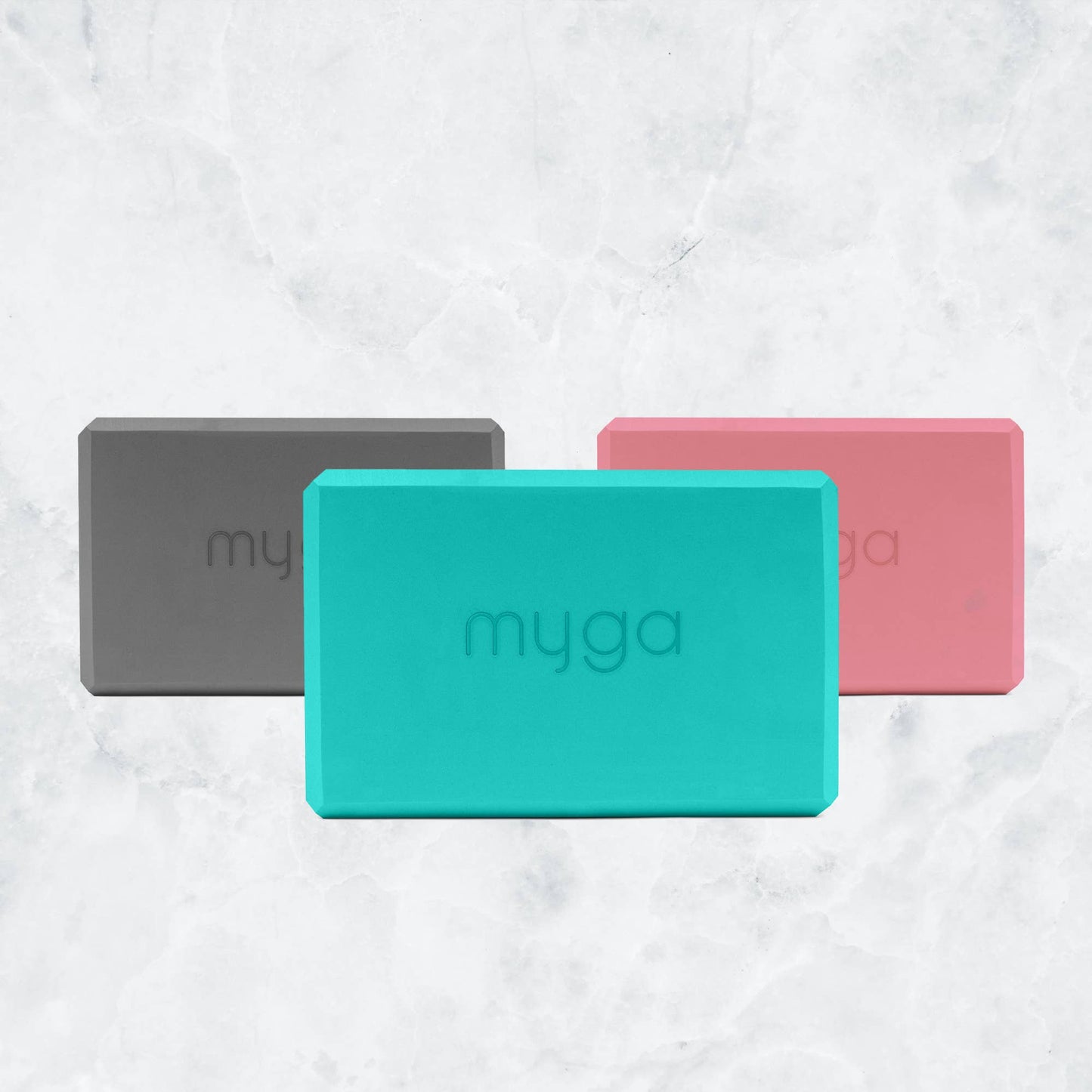 Myga Eco - Foam Yoga Blocks: Black