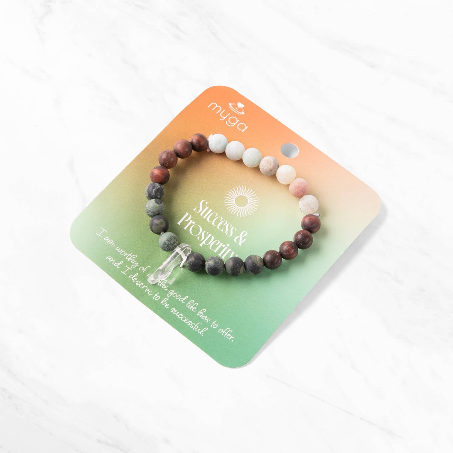 Myga Eco - Myga Beaded Bracelet: Balance & Reflection