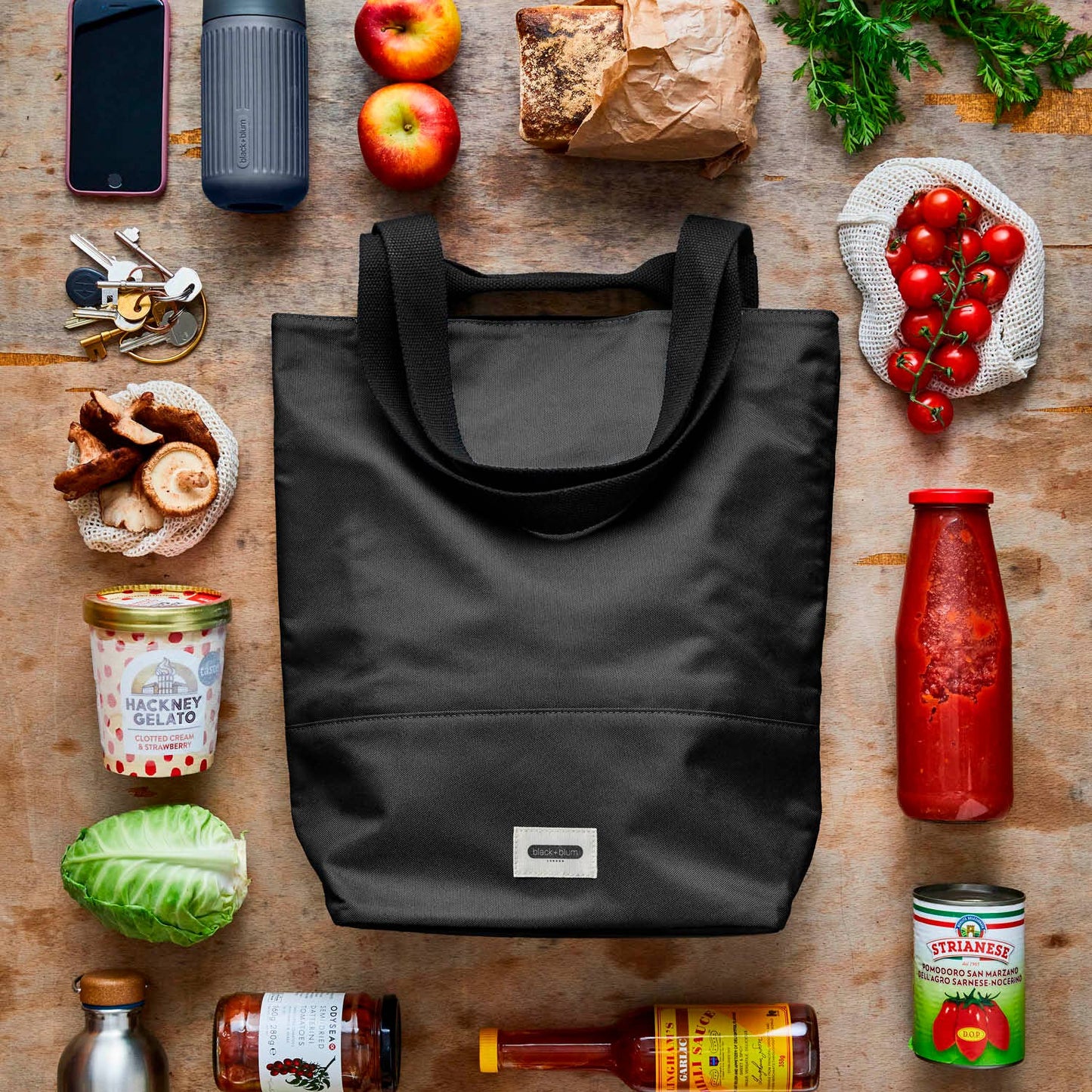 Black+Blum - Tote Bag - Recycled Insulated Tote Bag 16L: Slate