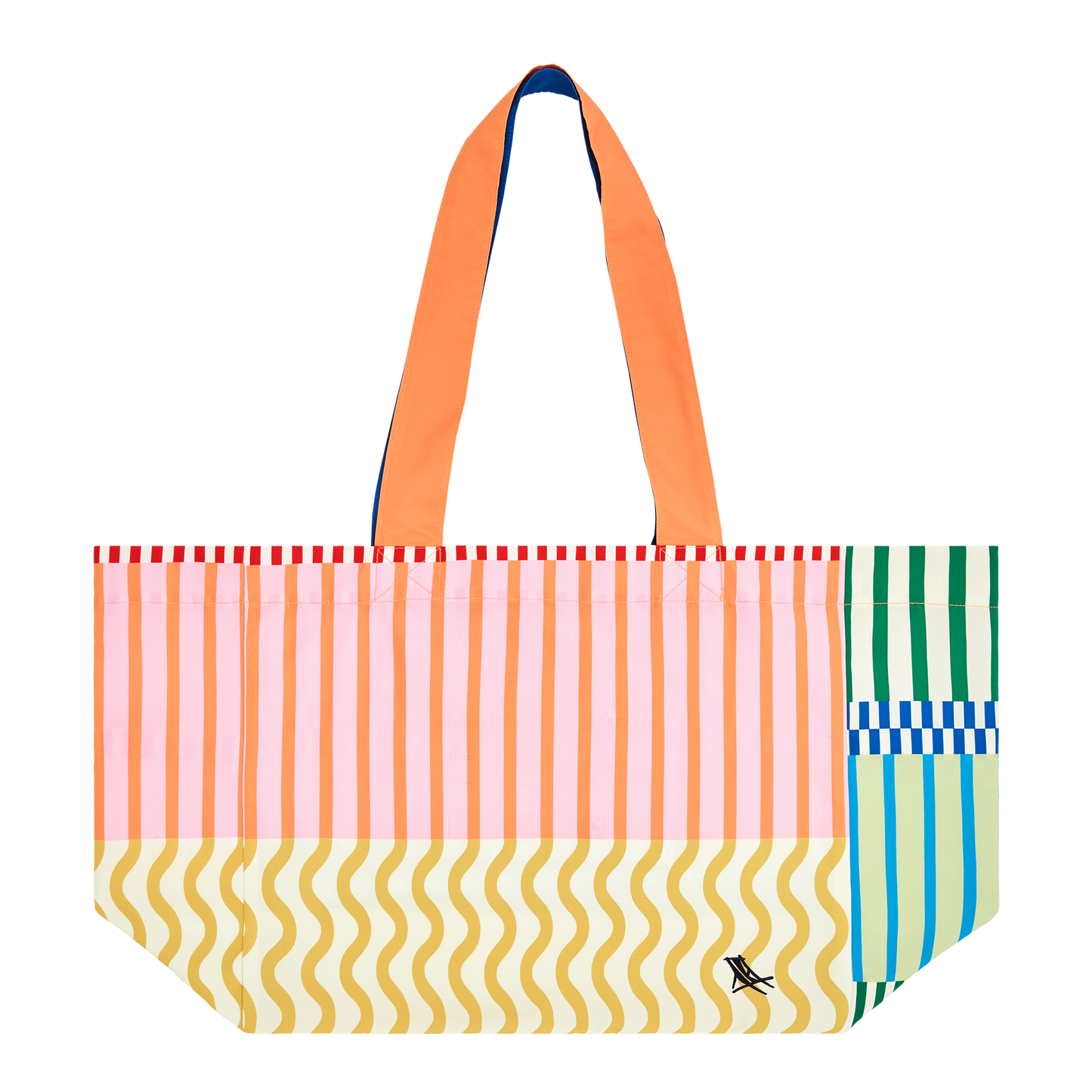 Dock & Bay UK - Dock & Bay Everyday Tote Bag - Stripe Up Your Life: Medium (39x19cm)