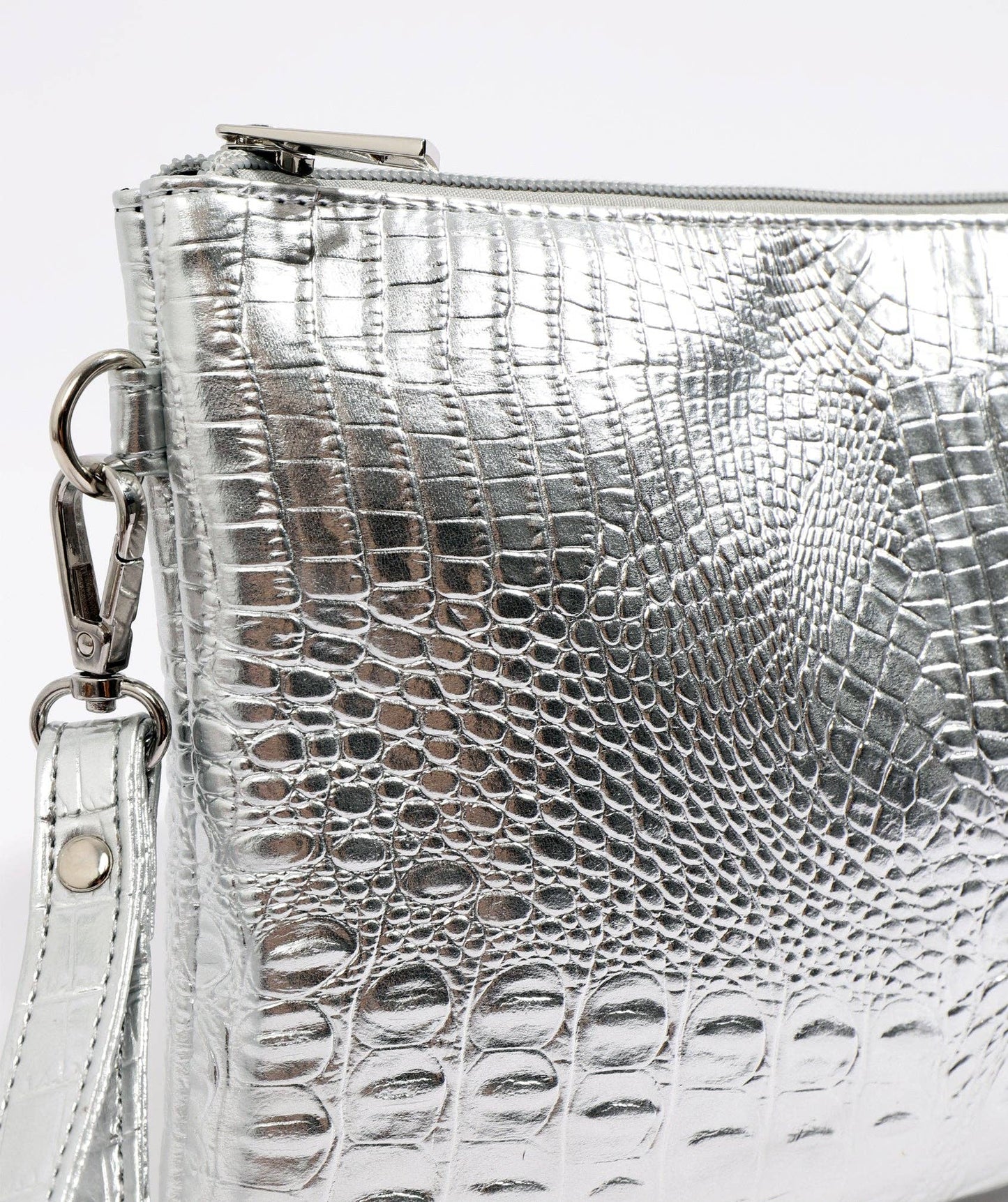 Pia Rossini - Reagan Clutch Bag - Silver