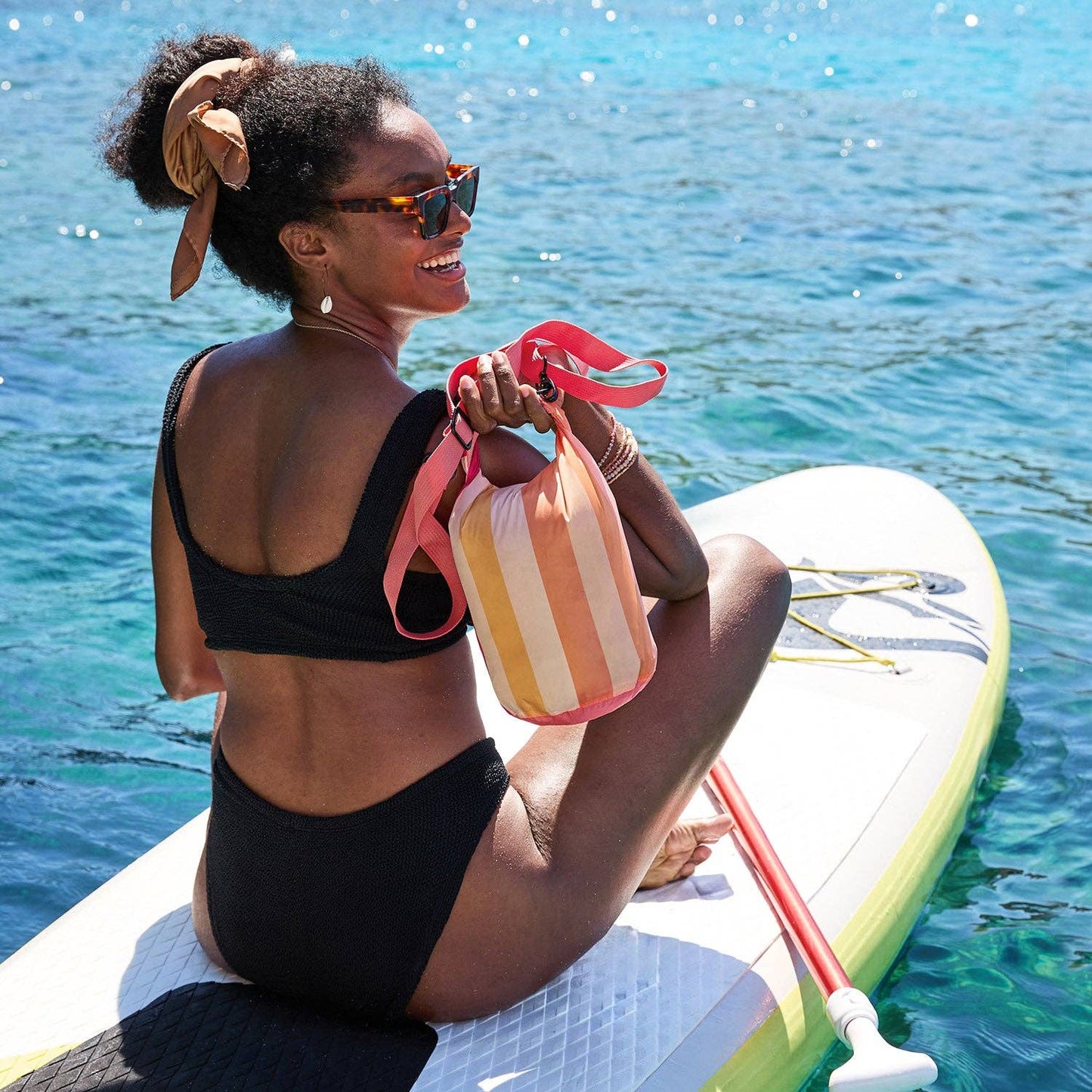 Dock & Bay UK - Dock & Bay Small Waterproof Dry Bag, 5L capacity - Miami Sorbet: Small