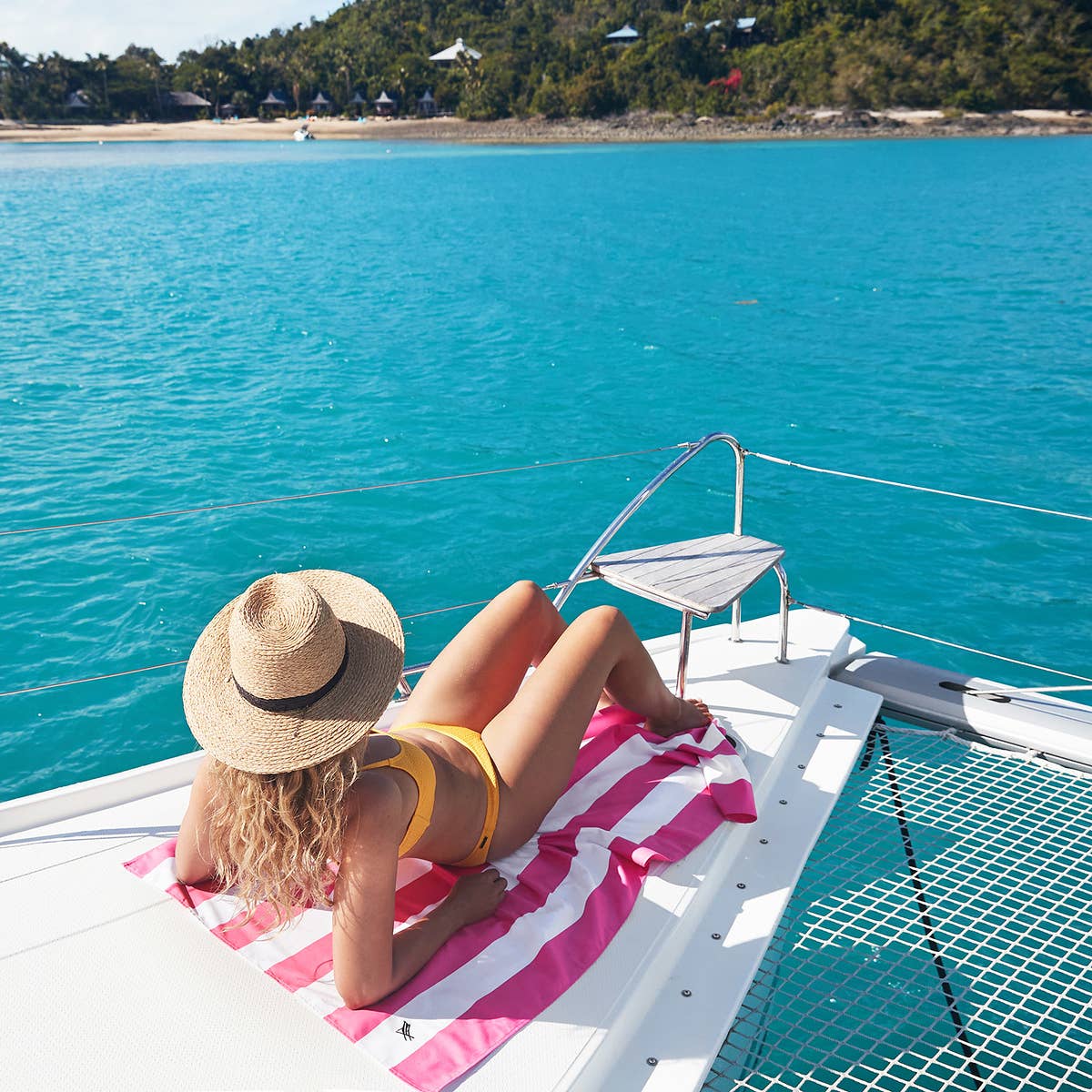 Dock & Bay UK - Dock & Bay Quick Dry Towels - Cabana - Phi Phi Pink: Extra Large (78x35")