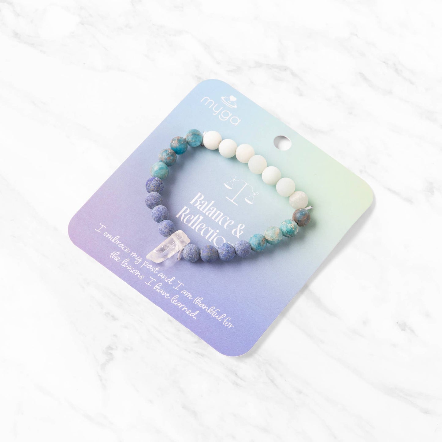 Myga Eco - Myga Beaded Bracelet: Love & Clarity