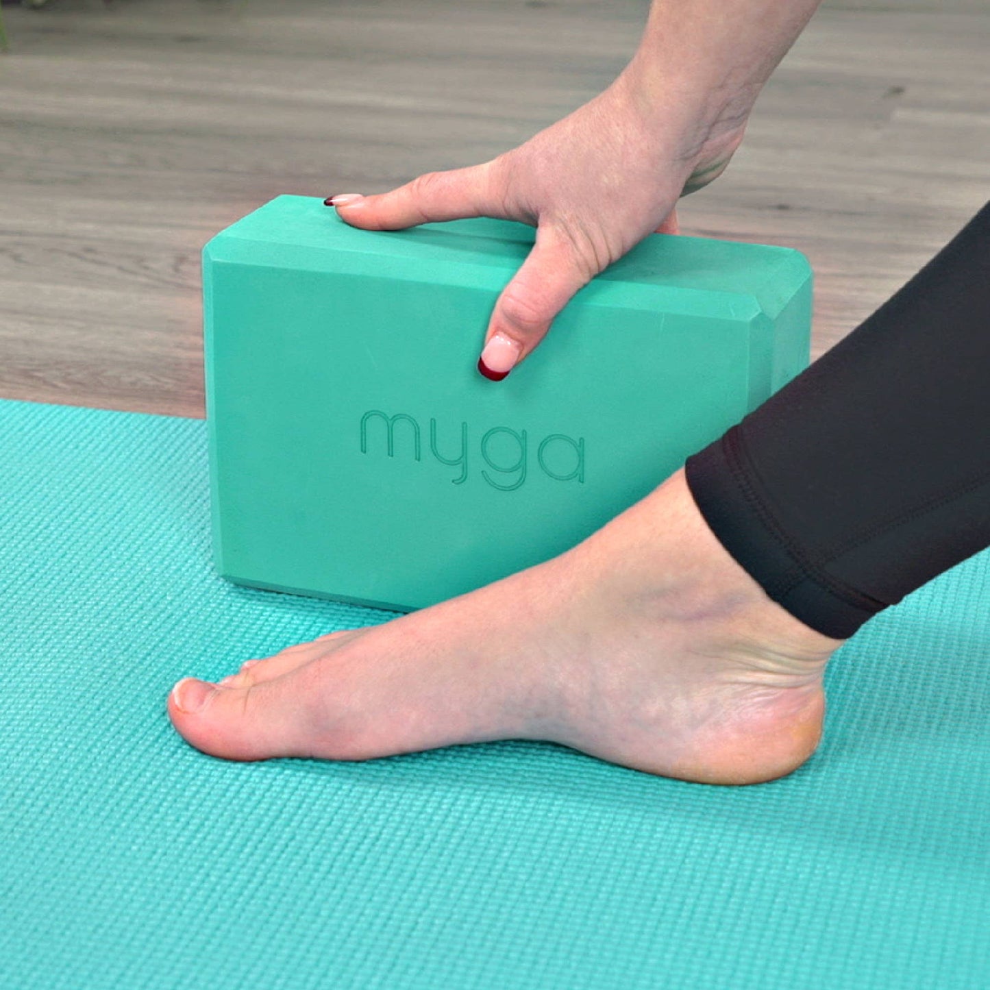 Myga Eco - Foam Yoga Blocks: Turquoise
