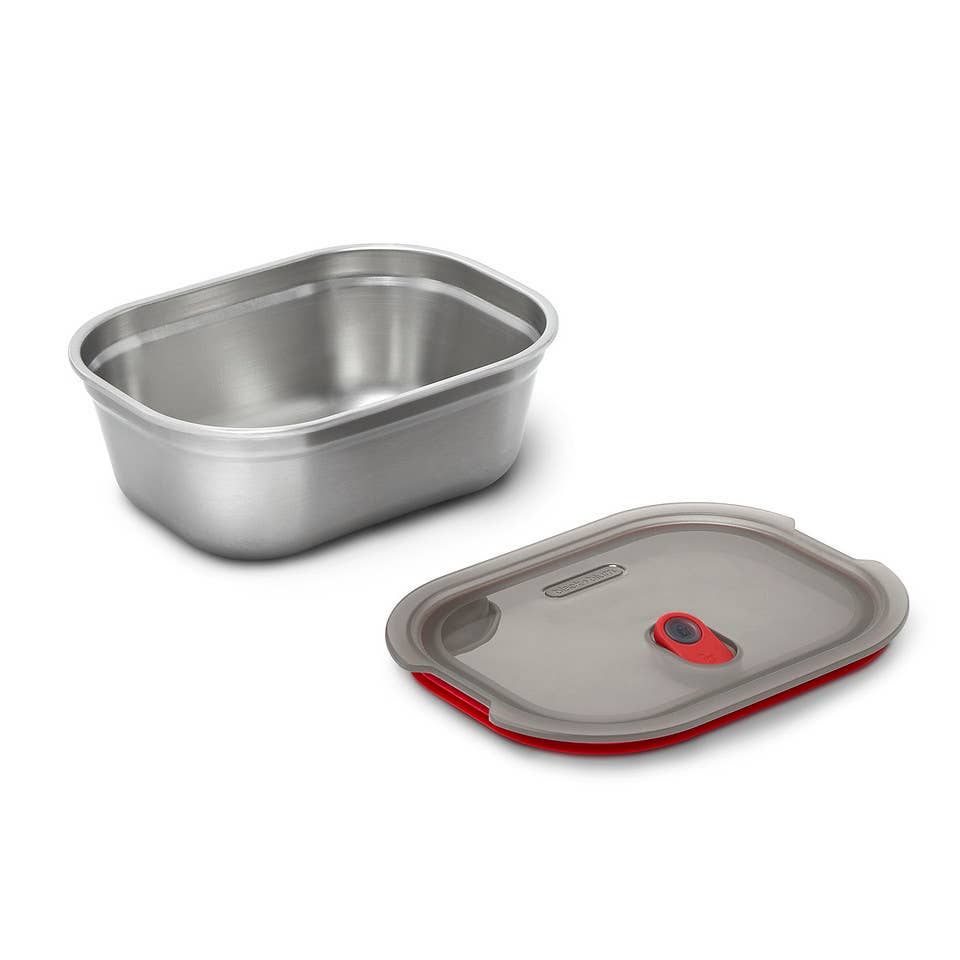Black+Blum - Lunch Box - Microwave-Safe Leak Proof Stainless Steel Box: Medium 900ml