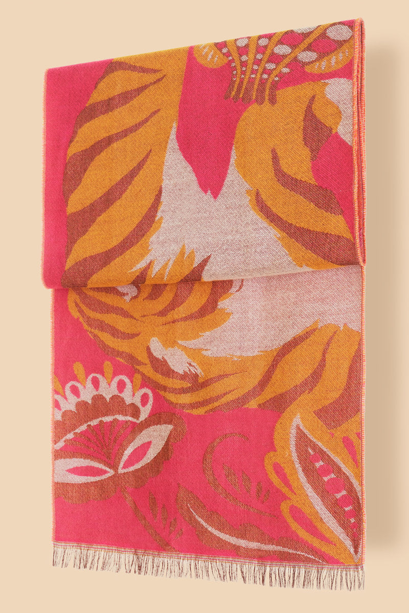 Thrill of the Tiger Woven Scarf