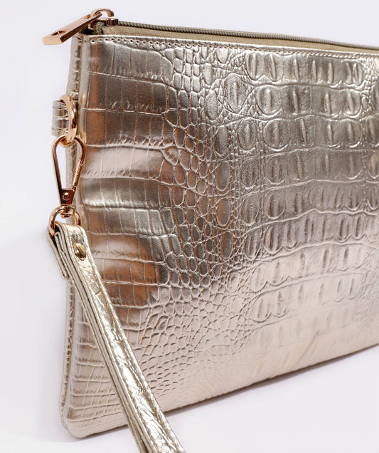 Pia Rossini - Reagan Clutch Bag - Gold