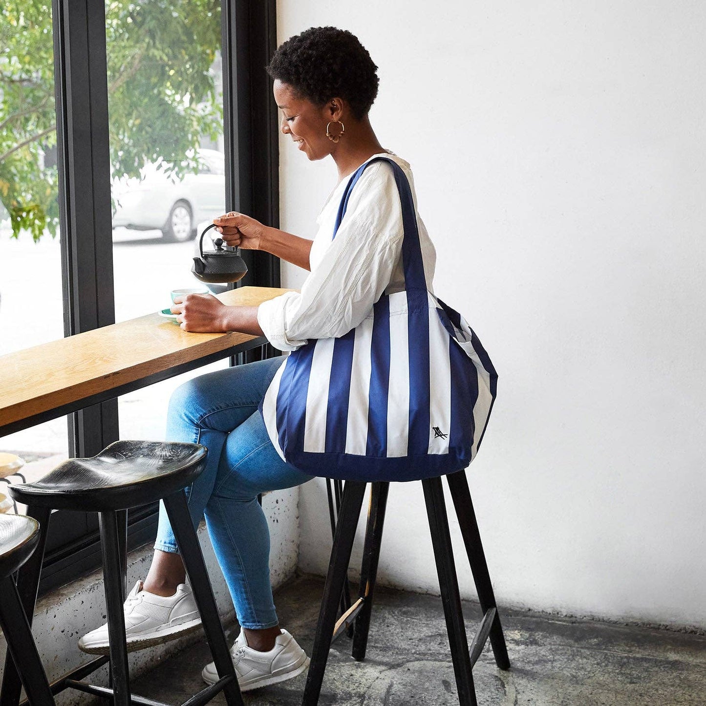 Dock & Bay UK - Dock & Bay Foldaway Tote Bags - Miami Sorbet: Medium (39x19cm)