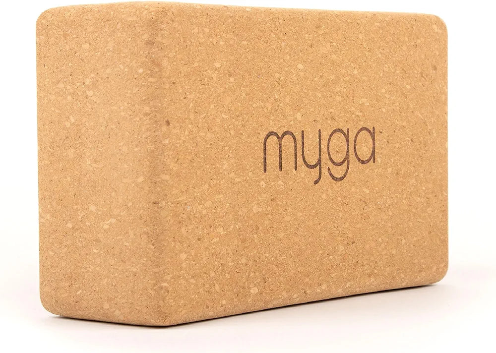 Cork Yoga Block by MYGA YOGA