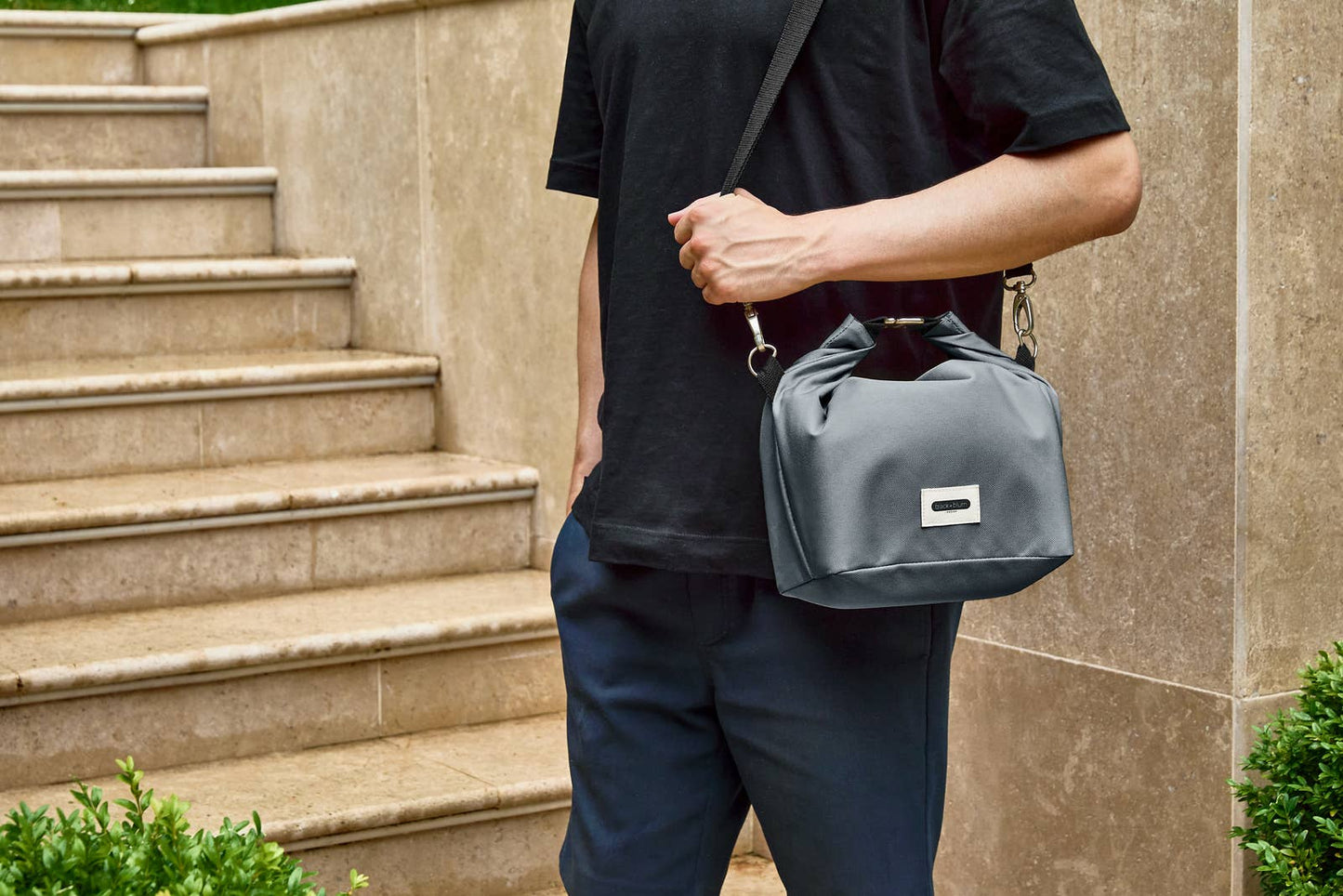 Black+Blum - Lunch Bag Large - Recycled Insulated Lunch Bag 10L: Slate