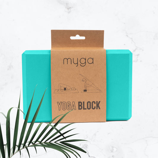 Myga Eco - Foam Yoga Blocks: Turquoise