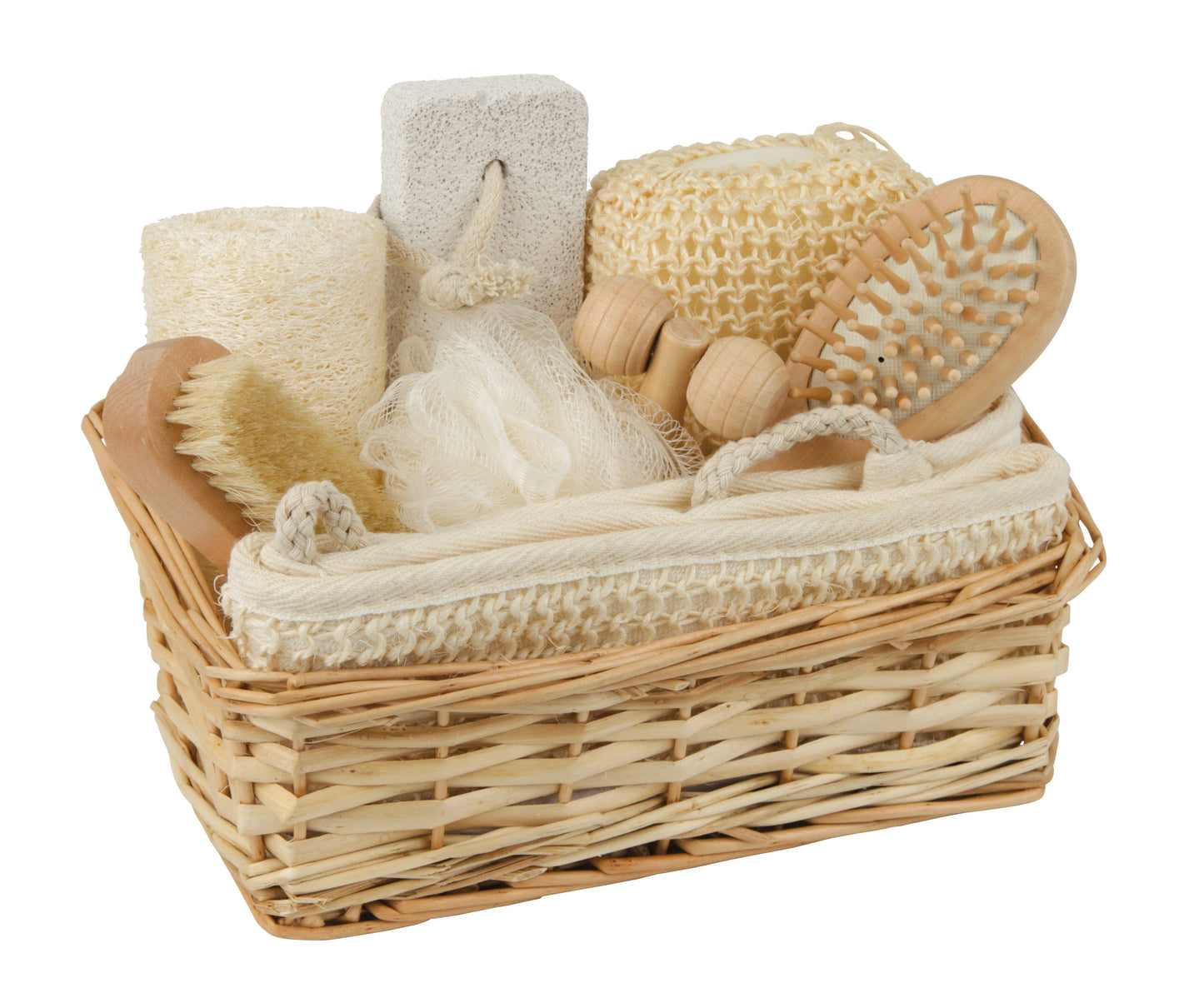 Croll & Denecke Spa Set in Wicker Basket, Sustainable Wellness Gift