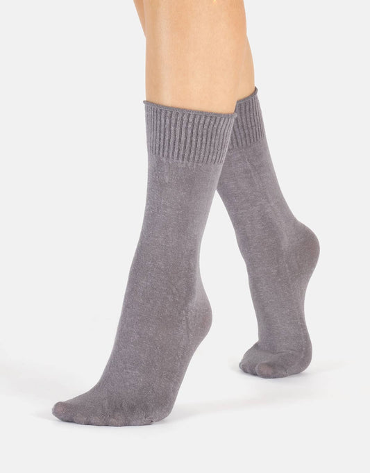 Cette - Linen Socks without Elastic Band, Women Socks, Natural Fibre: One Size