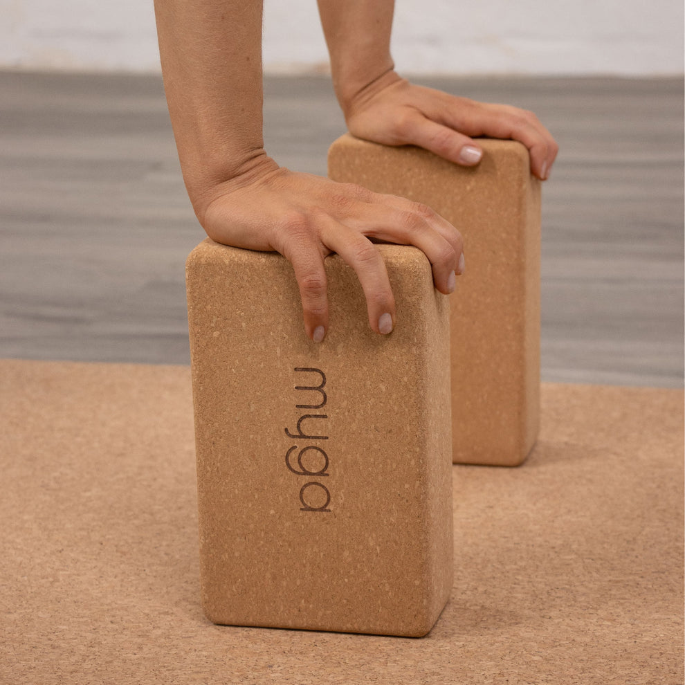 Cork Yoga Block by MYGA YOGA