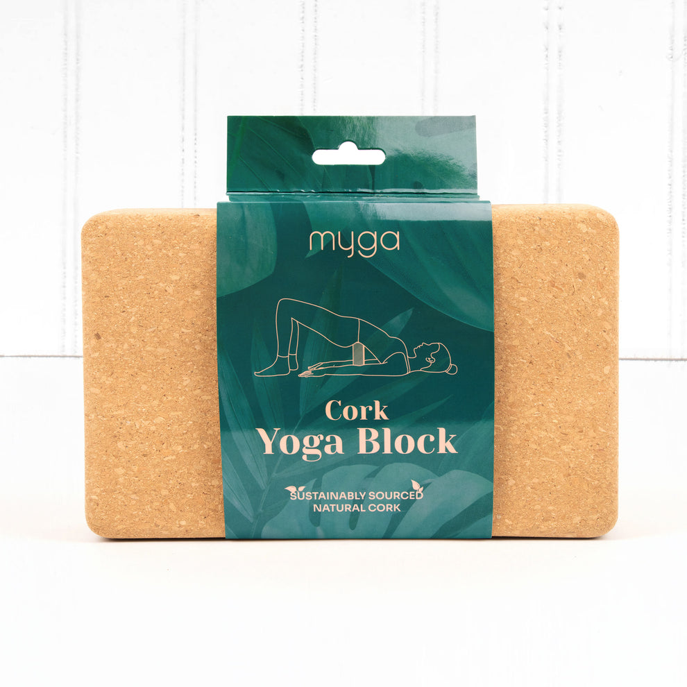 Cork Yoga Block by MYGA YOGA
