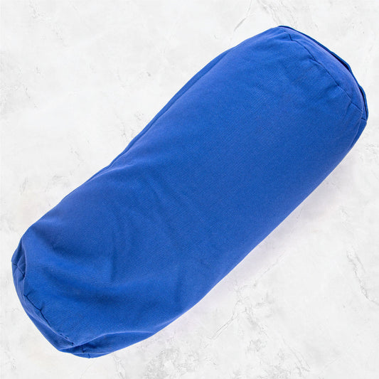 Myga Eco Buckwheat Support Bolster Pillow - Blue