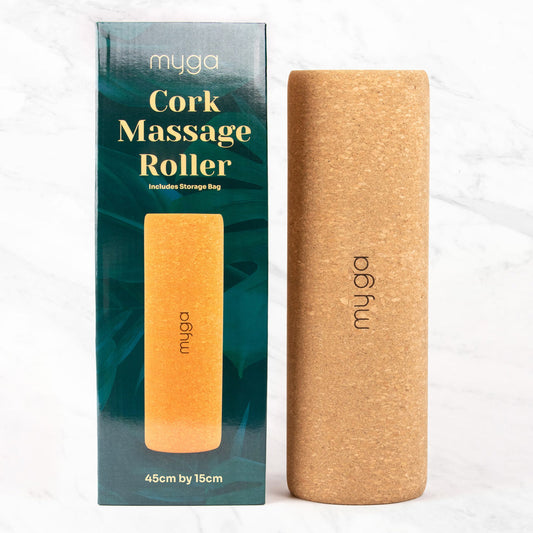 Eco-Friendly Cork Massage Roller – 45cm (Myga Yoga)