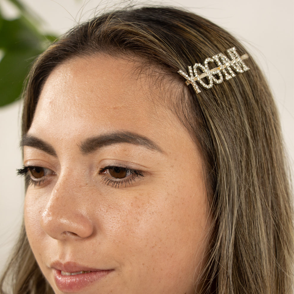 Crystal Yogini Hair Clip