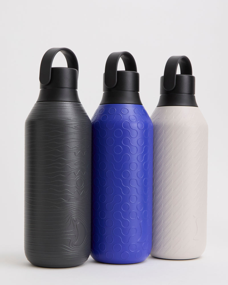Chilly's - Series 3 Water Bottle, 500ml, Stereo Black