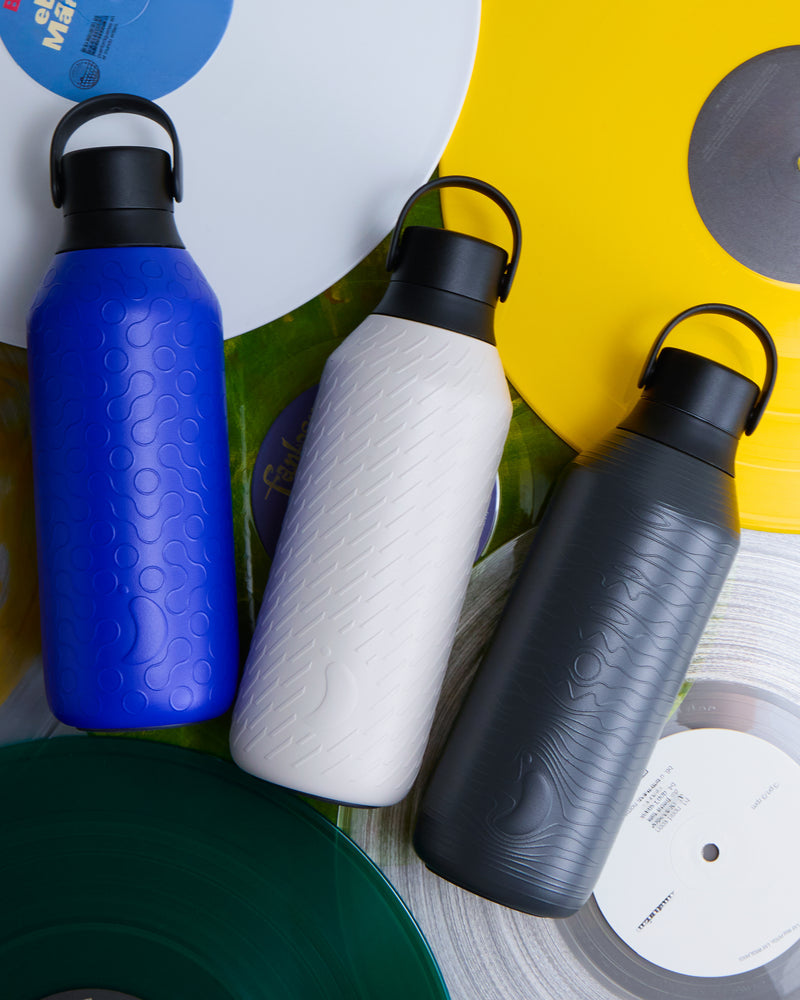 Chilly's - Series 3 Water Bottle, 500ml, Stereo Black