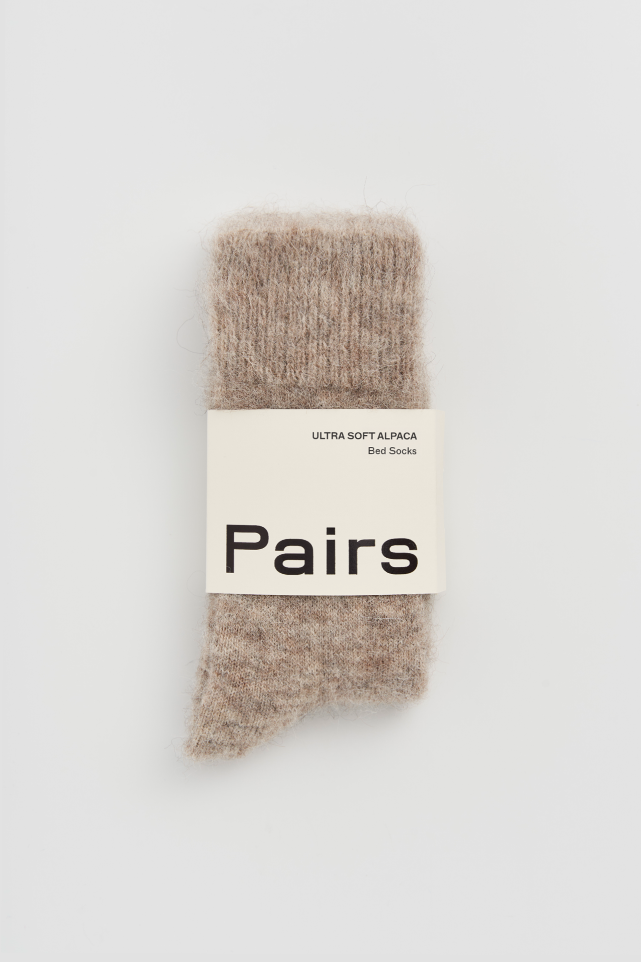 Pairs Ultra Soft Alpaca Bed Socks – Hare Grey | UK 4–7