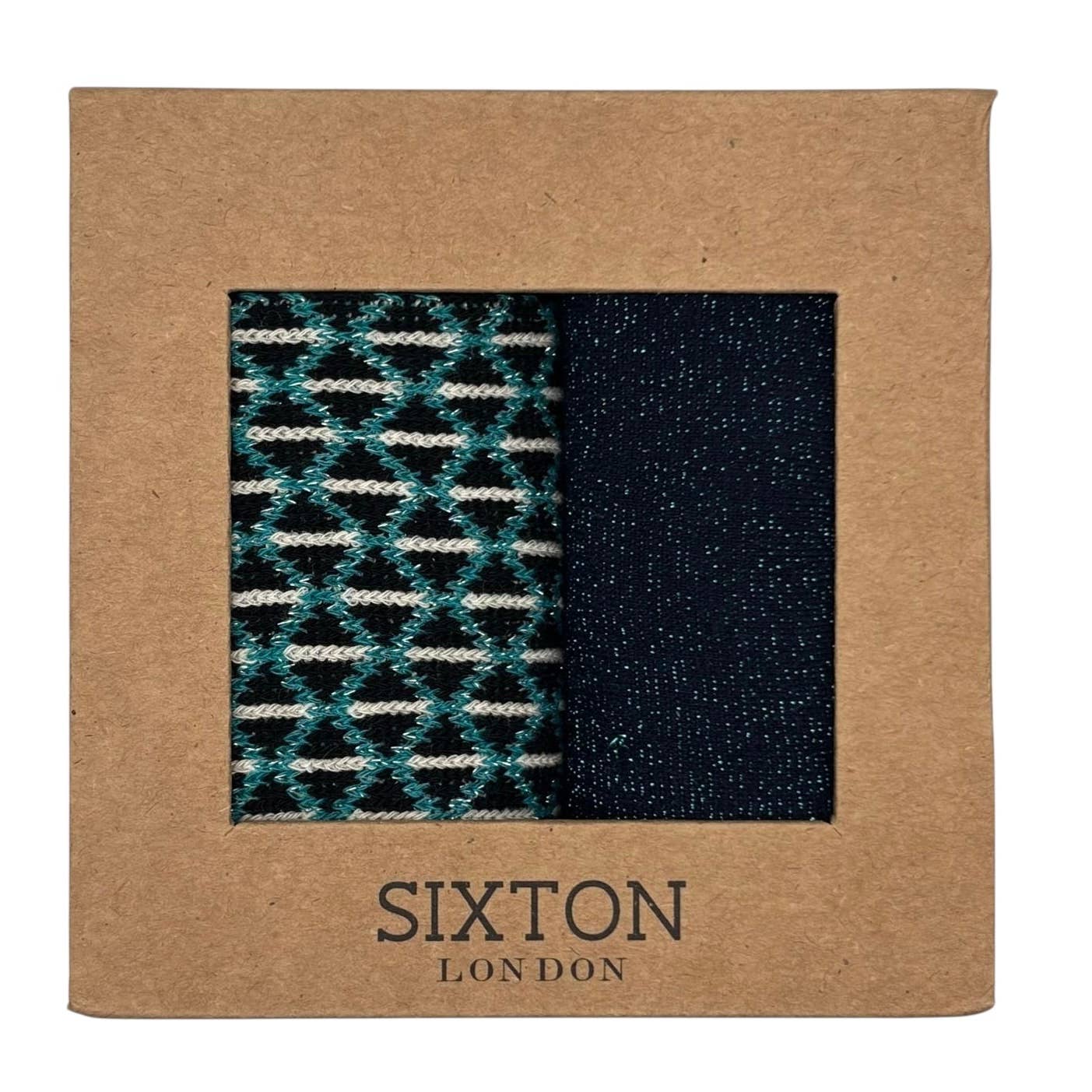 Sixton London - Black Leipzig & Midnight Tokyo Socks Box Duo