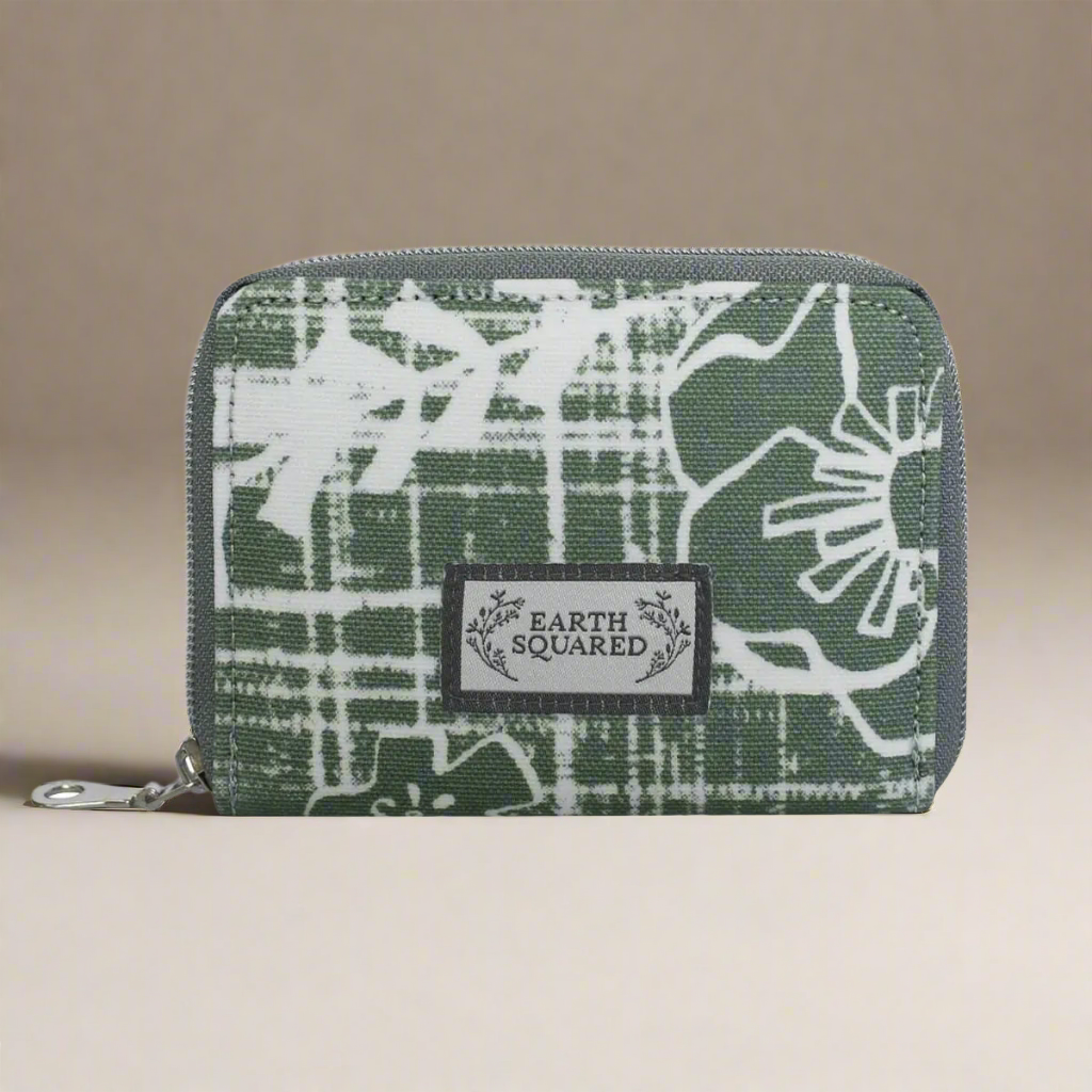 Earth Squared Oil Cloth Printed Wallet (3 colour options)